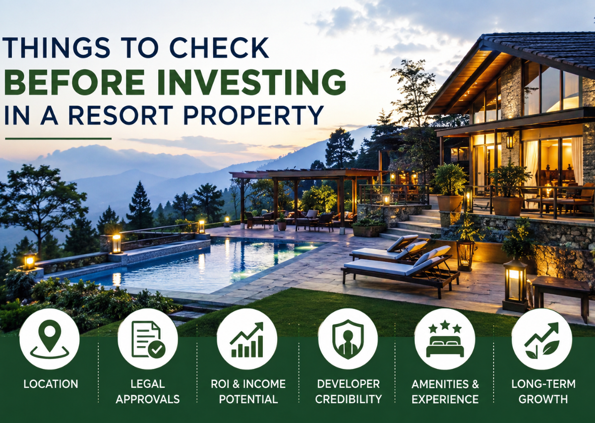 Things to Check Before Investing in a Resort Property
